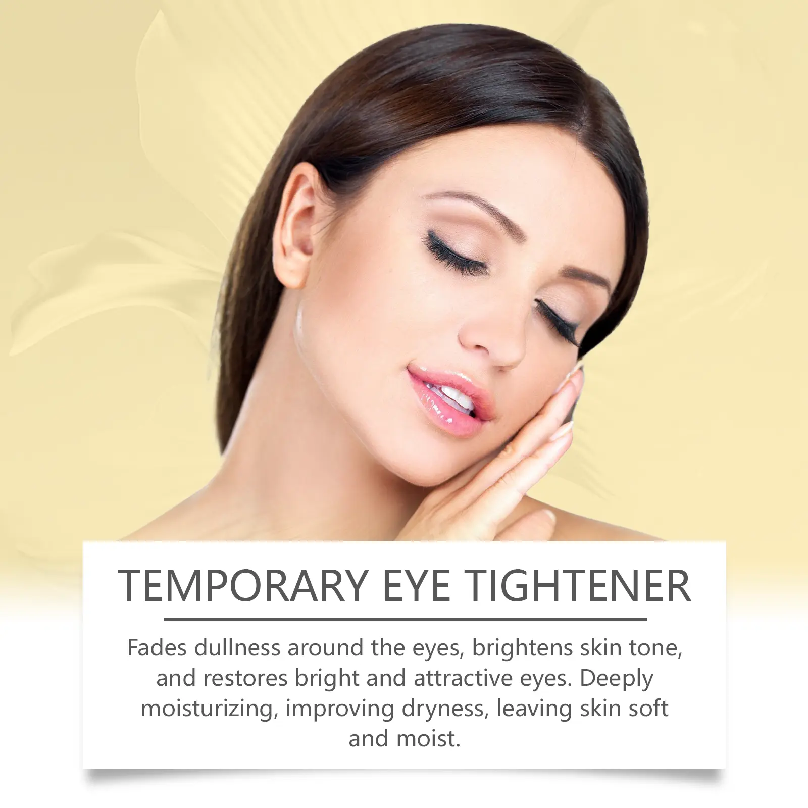 Firming Eye Cream for Fine Lines & Dark Circles - West&Month 10 firming eye cream reduce lines moisturize improve West Month 648 9385
