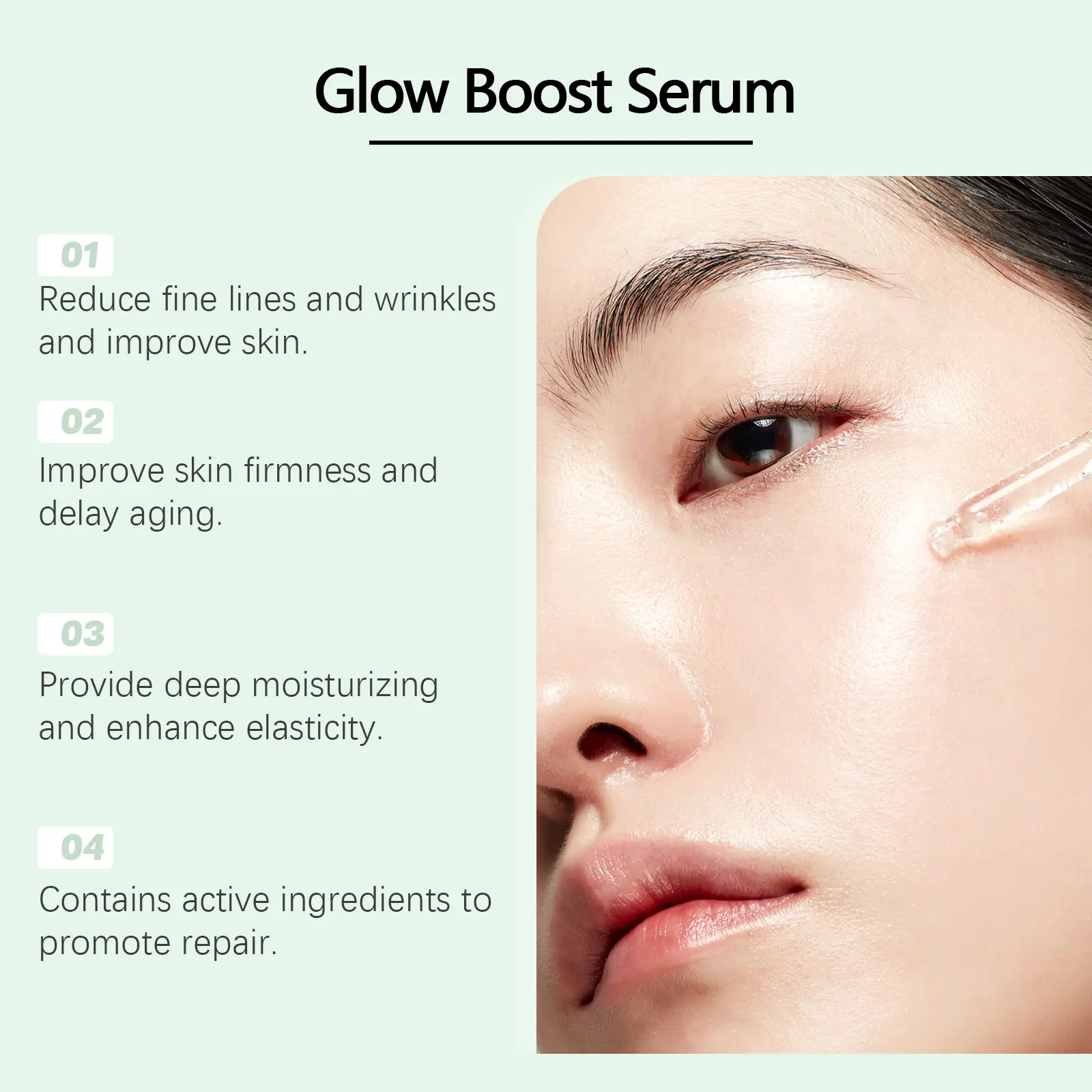 Firming Hydrating Facial Serum with Collagen & Vitamin E - West&Month 5 firming serum moisturize hydrate facial West Month 554 8398