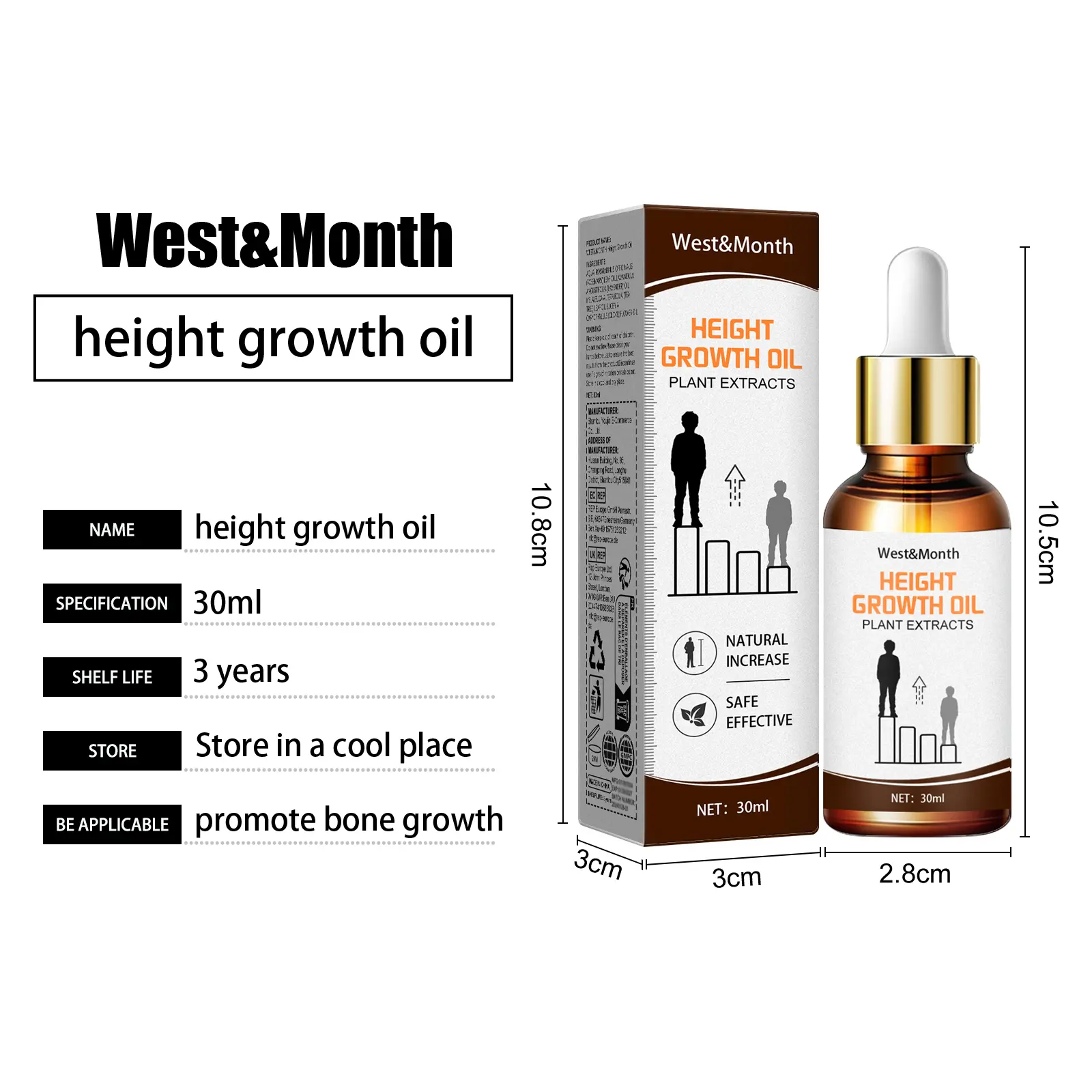 Foot Massage Essential Oil for Plantar Acupoint Care - West&Month 1 foot health oil plantar acupoint massage West Month 135 2800