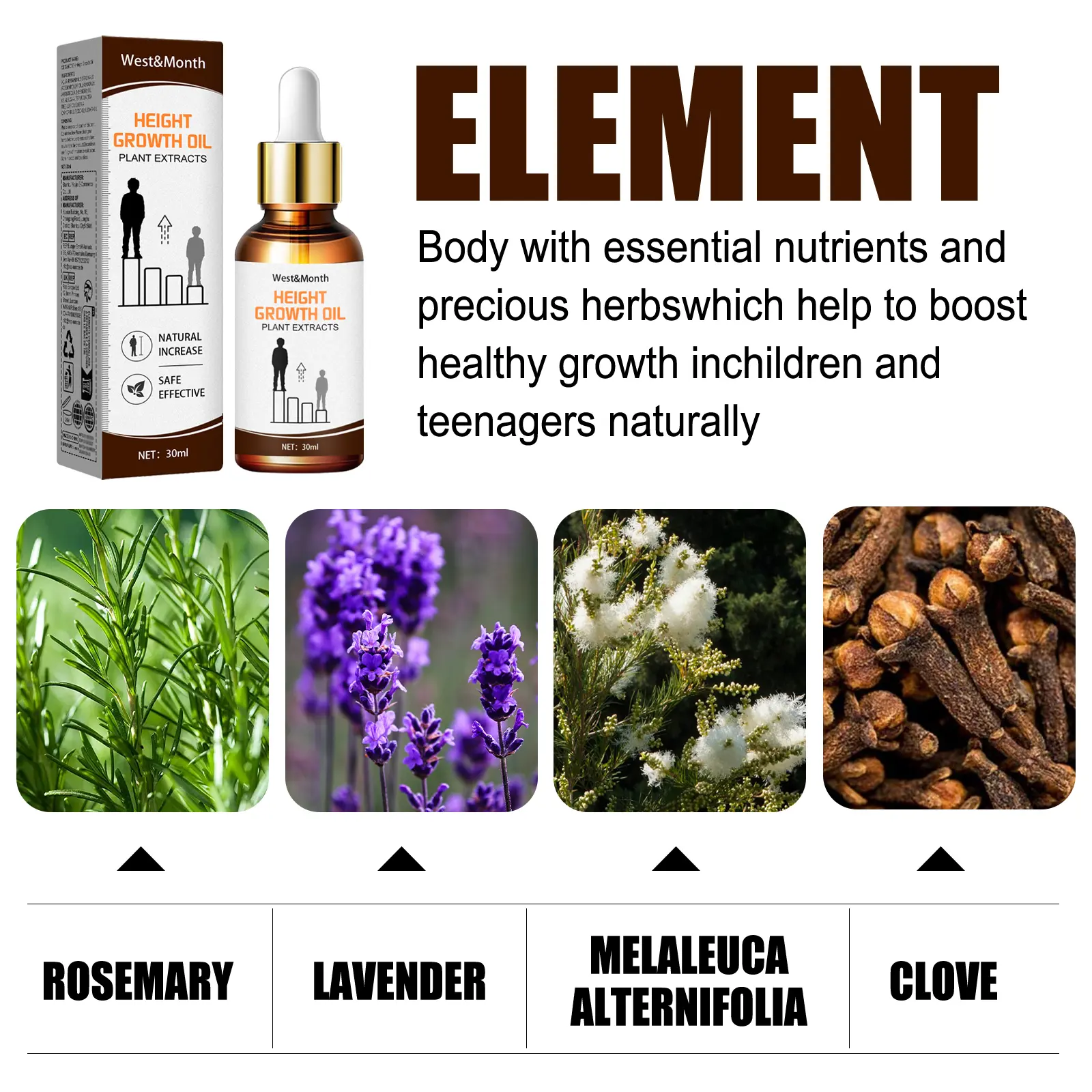 Foot Massage Essential Oil for Plantar Acupoint Care - West&Month 3 foot health oil plantar acupoint massage West Month 135 2801