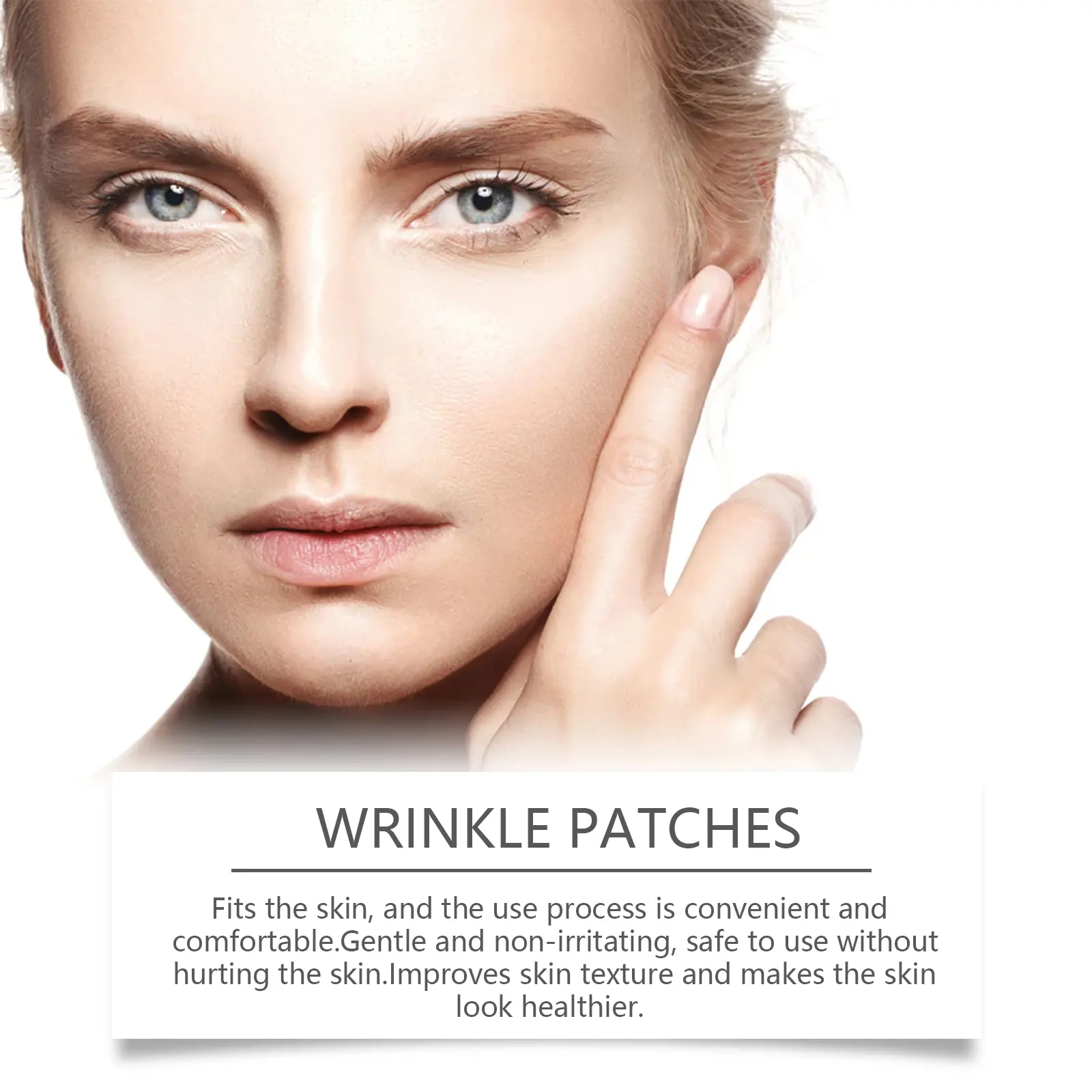 Hydrating Forehead Patch for Wrinkle Reduction & Skin Firming - West&Month 10 forehead patch hydrate tighten nourish radiant West Month 645 9345