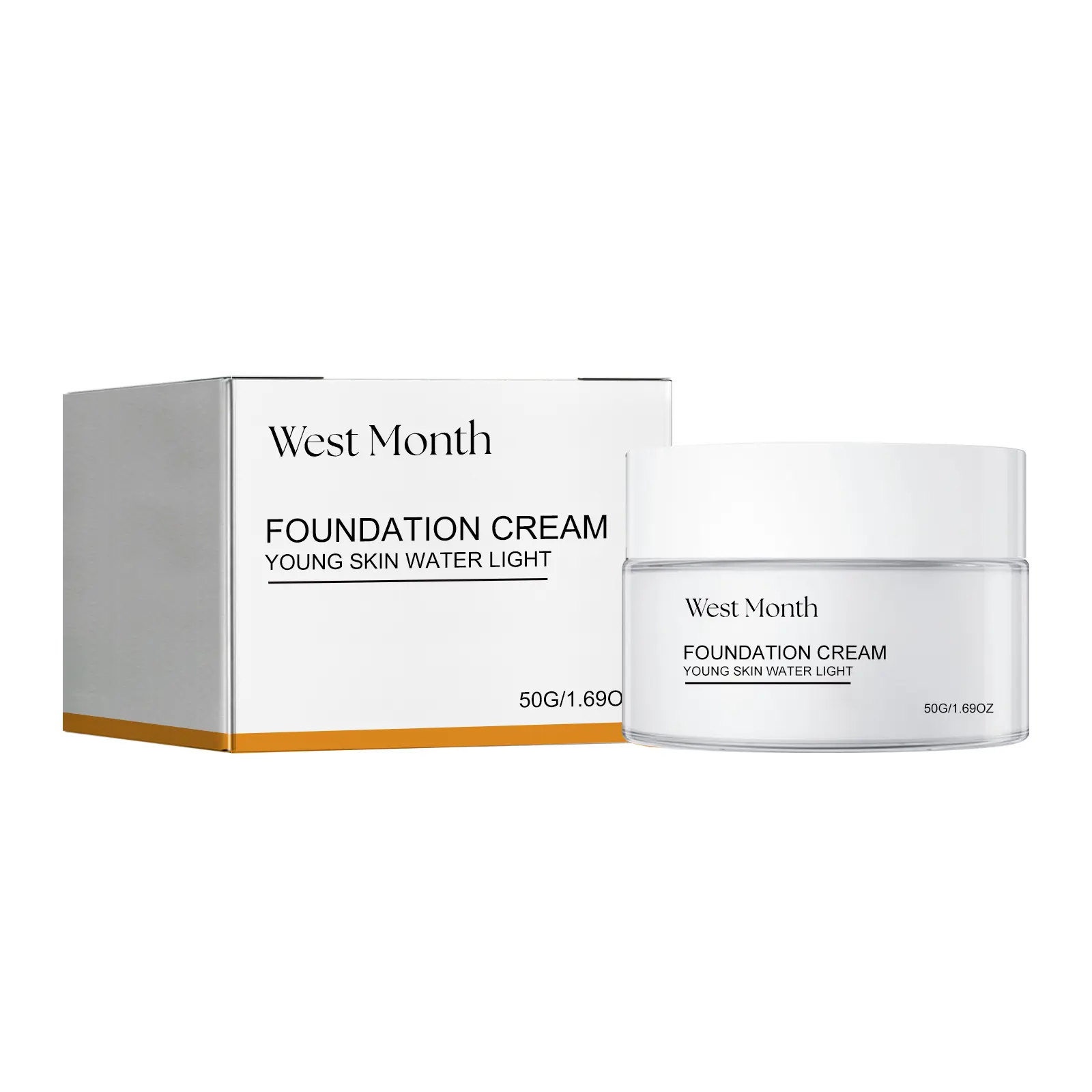 Honestly? This Might Be the Only Foundation I Use This Summer: A West&Month Review 1 West&Month Natural Foundation Cream jar and packaging