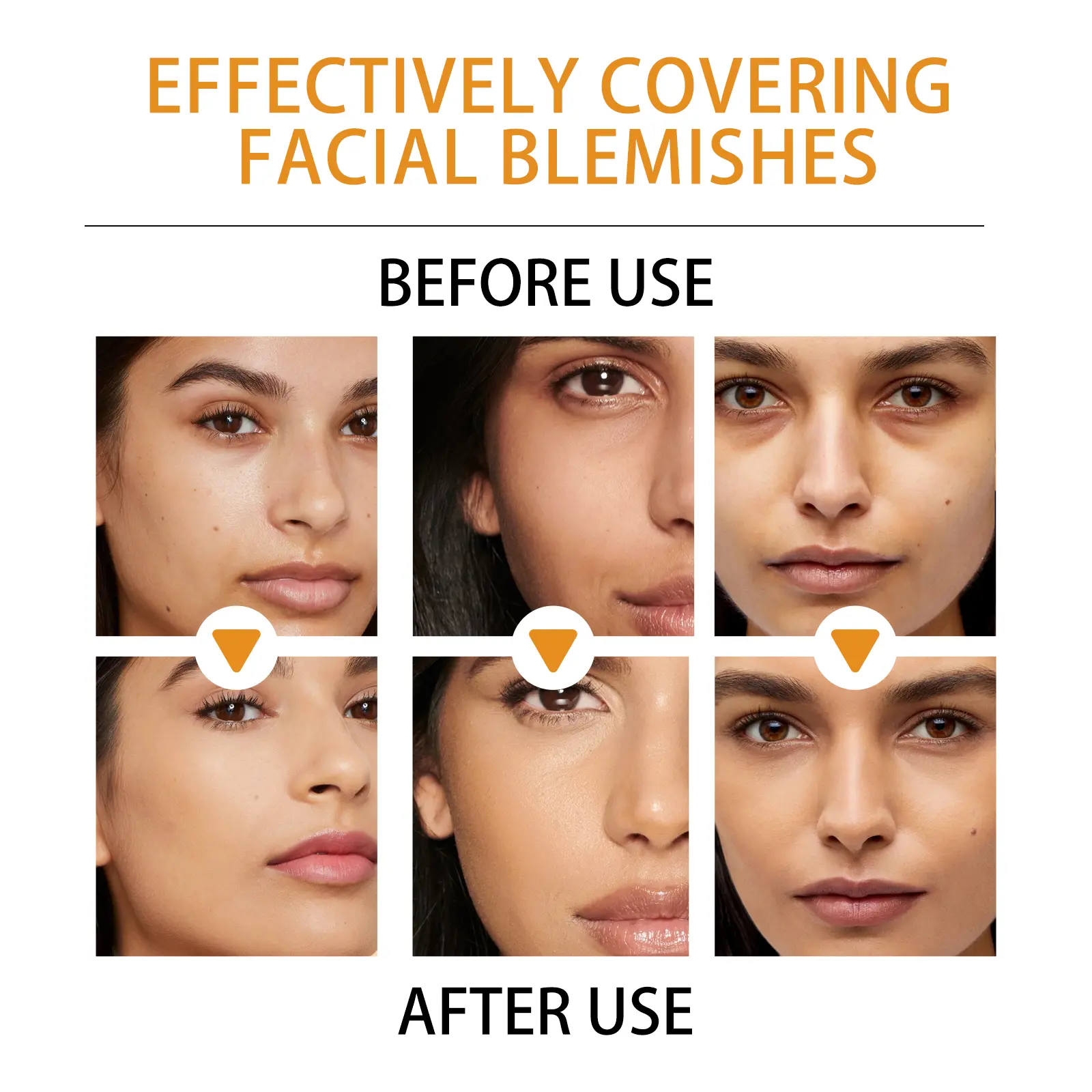 Natural Foundation Cream: Brightening & Moisturizing - West&Month 9 foundation cream natural non greasy brightening West Month 343 5454
