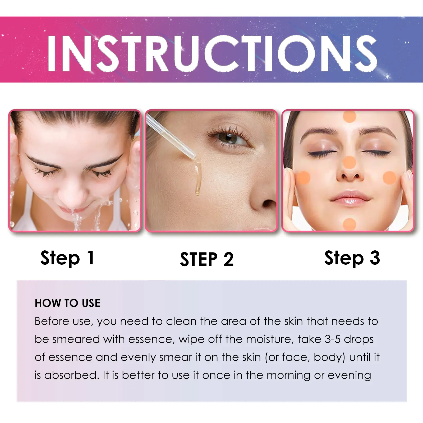 Anti-Aging Skin Essence for Wrinkles & Freckles - West&Month 3 freckle removing essence anti aging firming West Month 140 2863
