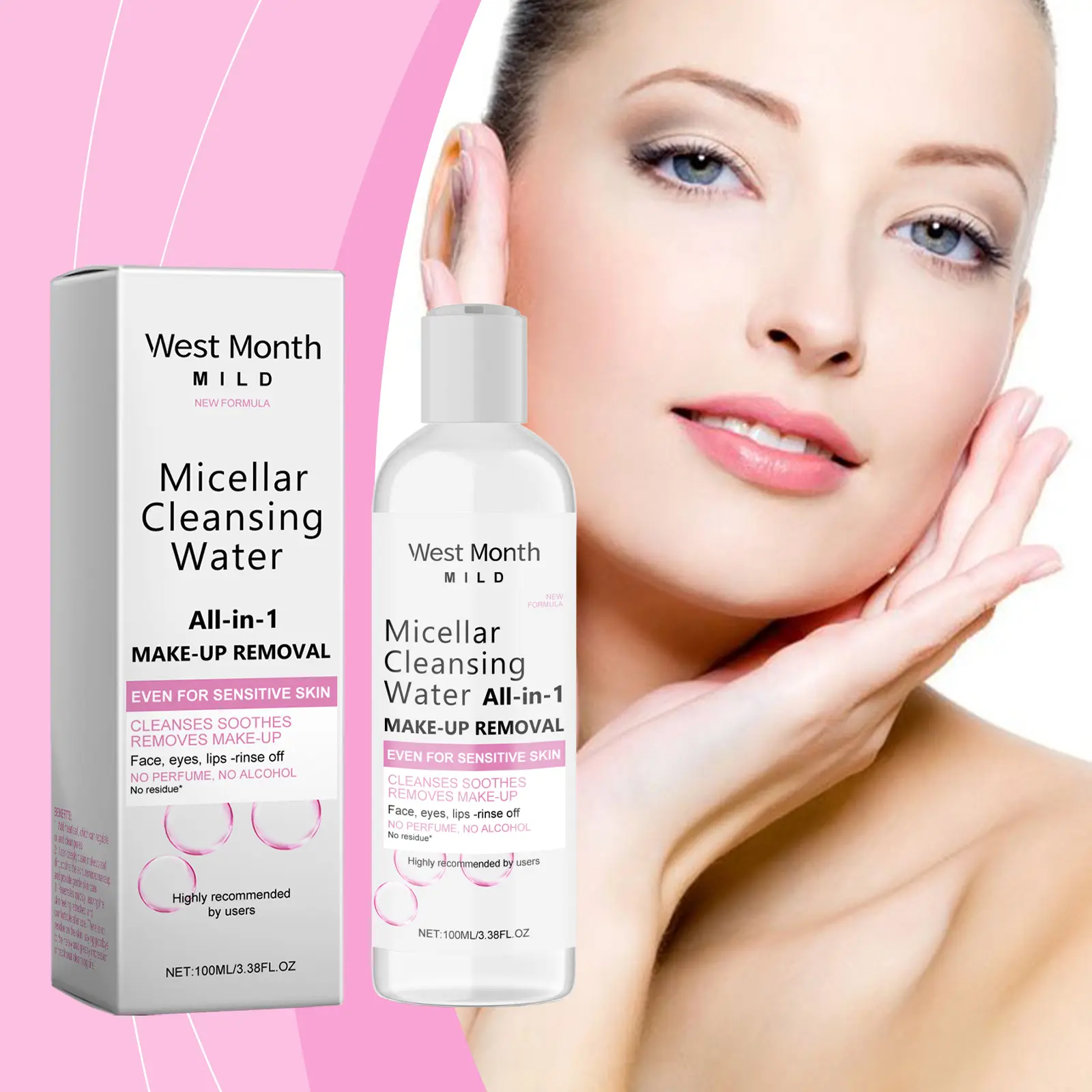 West&Month Makeup Remover Review: My Oily Skin's New Best Friend 2 Close-up of West&Month Gentle Makeup Remover consistency on fingers