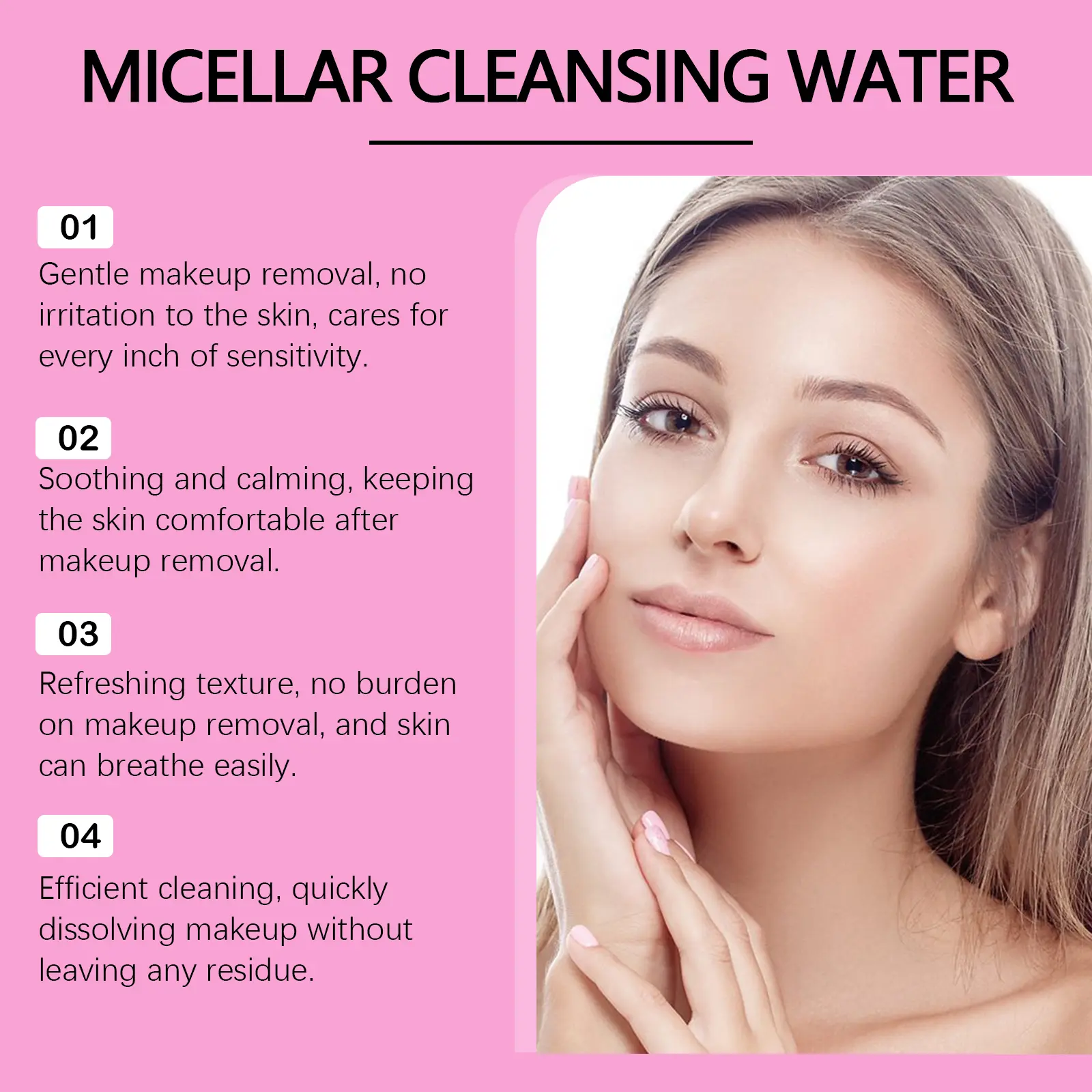 Gentle Makeup Remover for Combination & Oily Skin - West&Month 5 gentle makeup remover dissolve soft clean West Month 247 4231