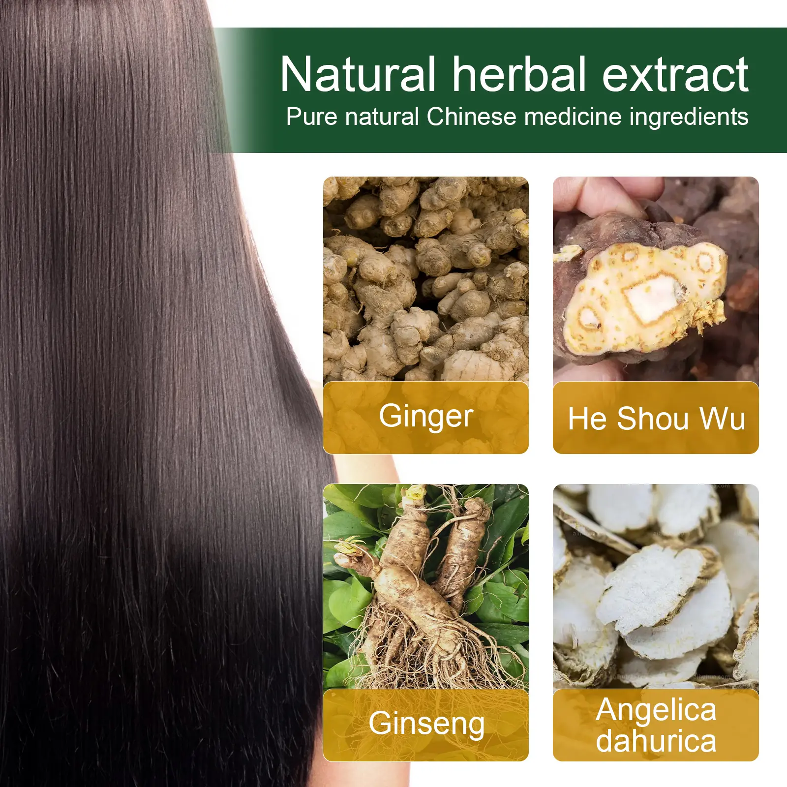 Ginger Hair Essence Nourishing Hair Oil for Damaged Hair - West&Month 3 ginger hair essence nourish ginger solution West Month 661 9479