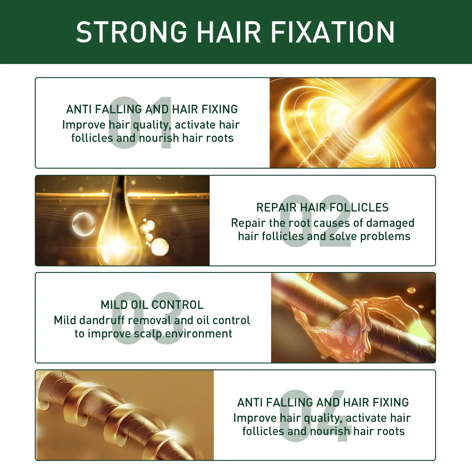 Ginger Hair Essence Nourishing Hair Oil for Damaged Hair - West&Month 5 ginger hair essence nourish ginger solution West Month 661 9482