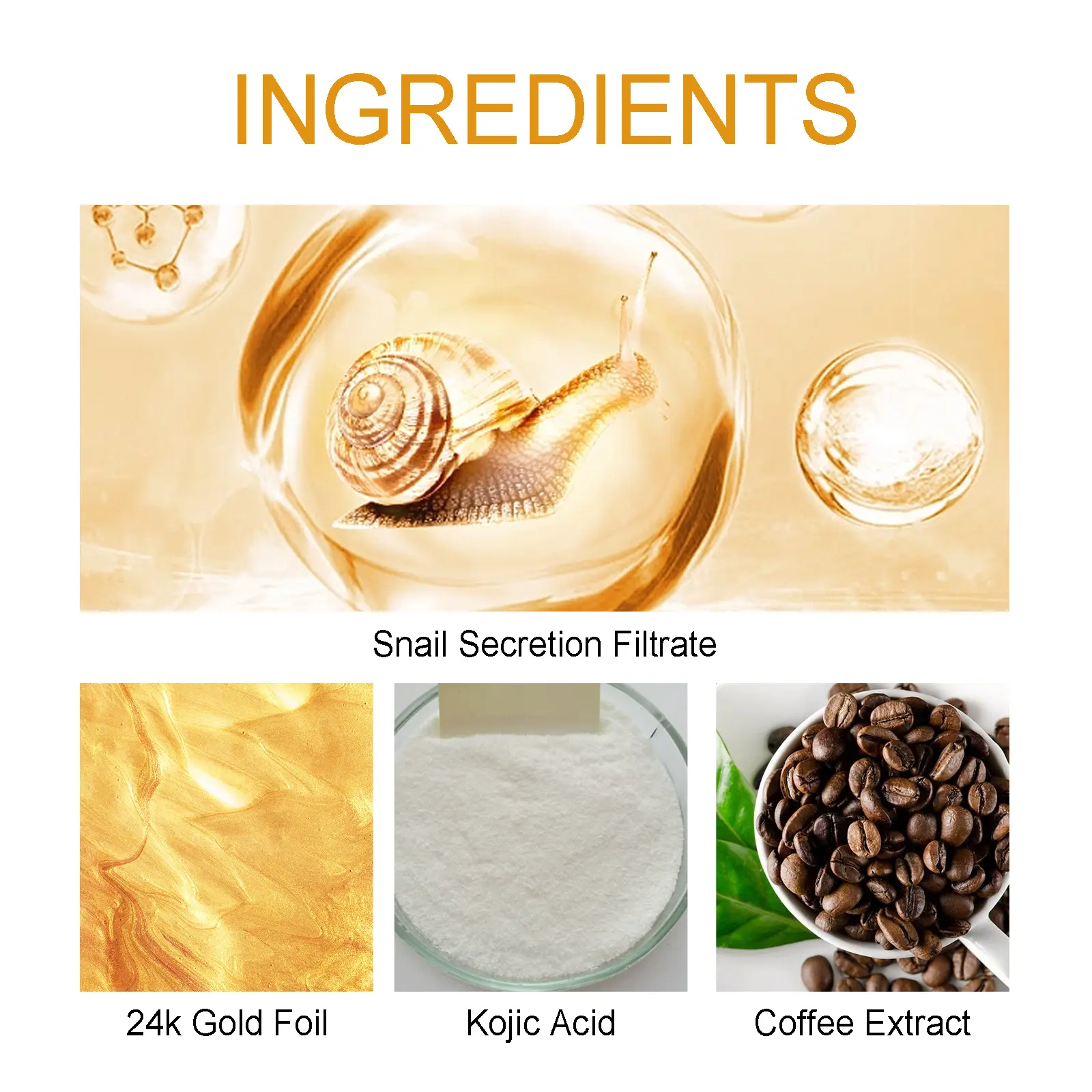 Gold Snail Hydrating Eye Patches for Dark Circles & Fine Lines - West&Month 3 gold snail eye patch hydrating eye care West Month 118 2598