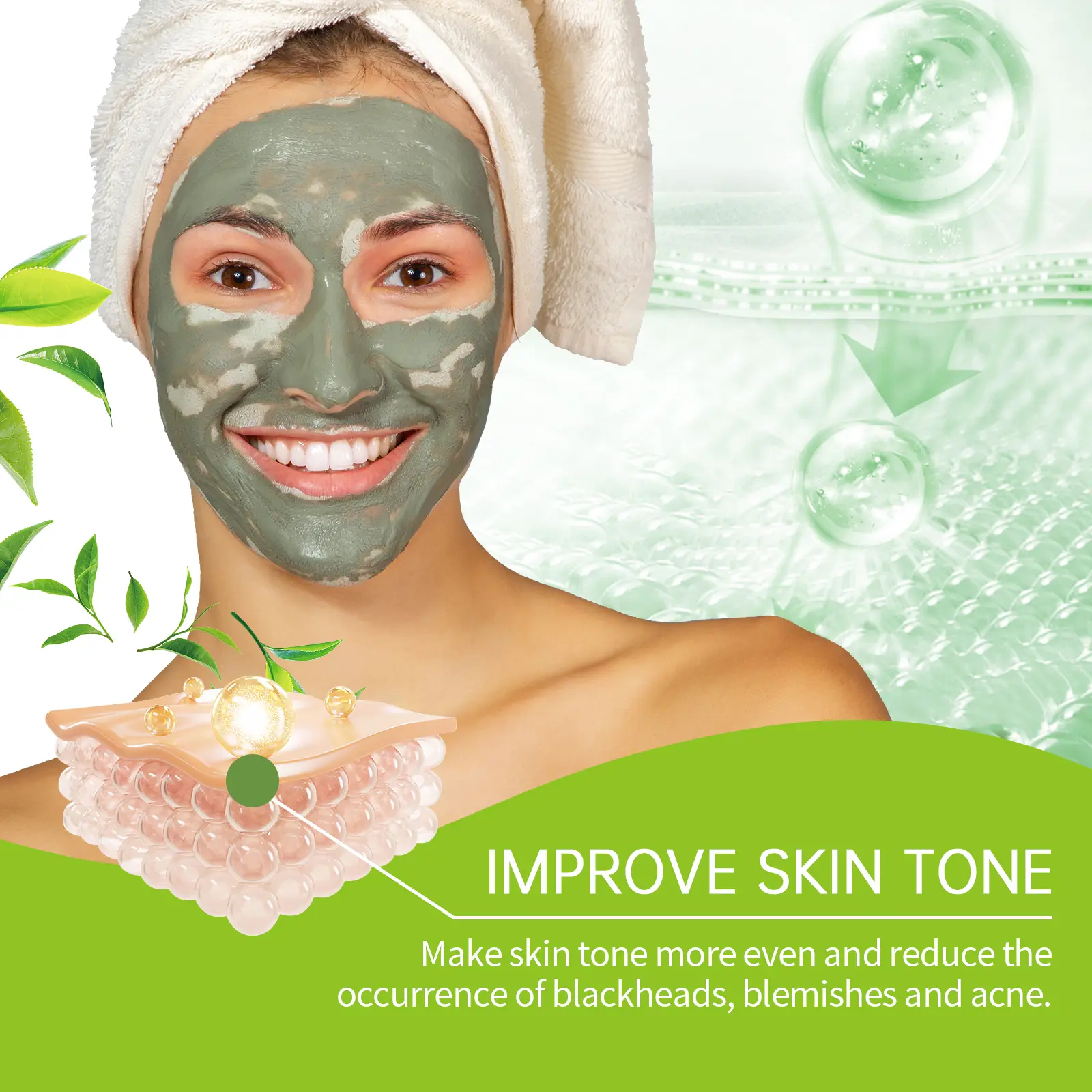 Green Tea Cleansing Set for Balanced and Hydrated Skin - West&Month 7 green tea cleansing set clean balance hydrate tender West Month 636 9235