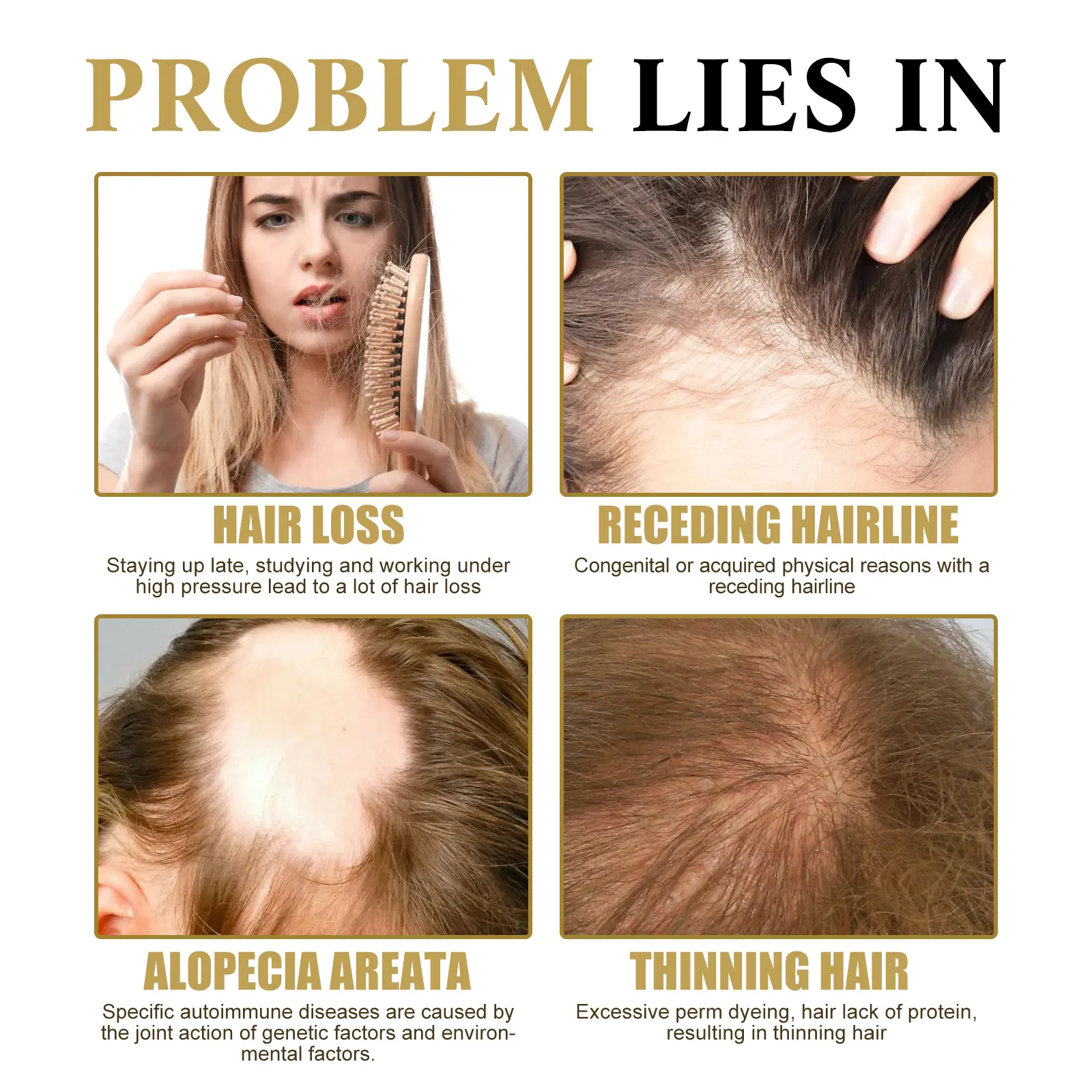 Hair Darkening Strengthening Essence with Scalp Massage Ball | West&Month 7 hair boost essence scalp massage thicken West Month 097 2340