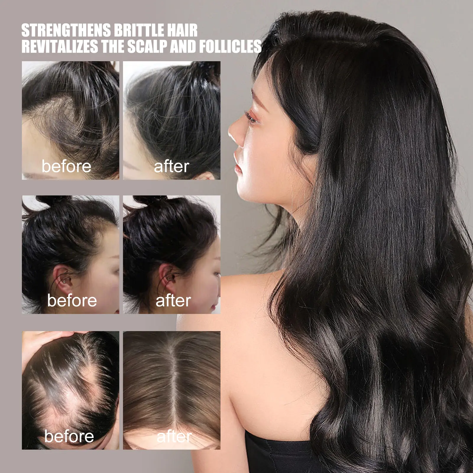Hair Essential Oil for Nourishing & Moisturizing - West&Month 10 hair care oil moisturize nourish soften West Month 057 1827