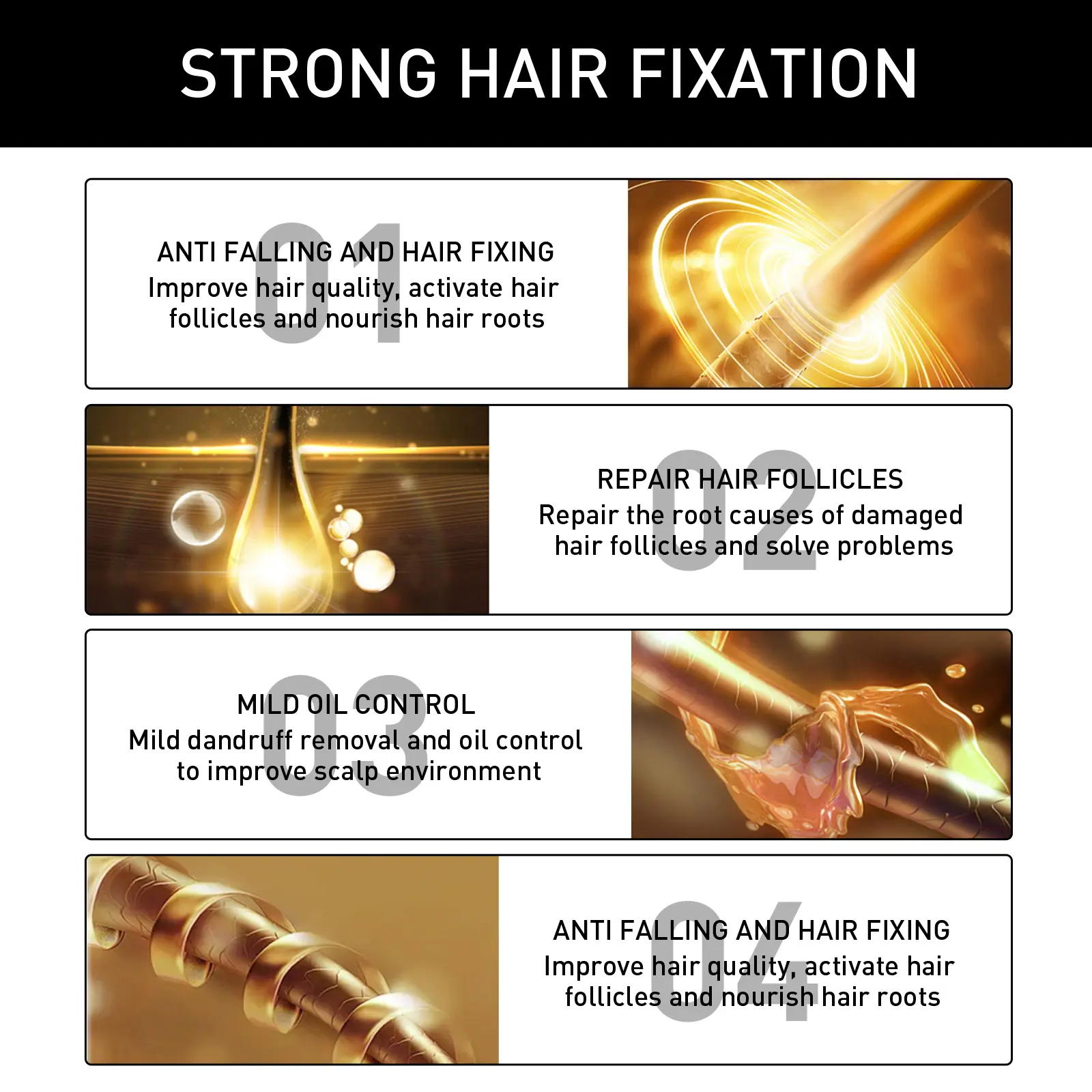Essential Oil for Hair: Strengthening & Thickening Formula - West&Month 4 hair care oil strengthen moisten thicken West Month 070 1975