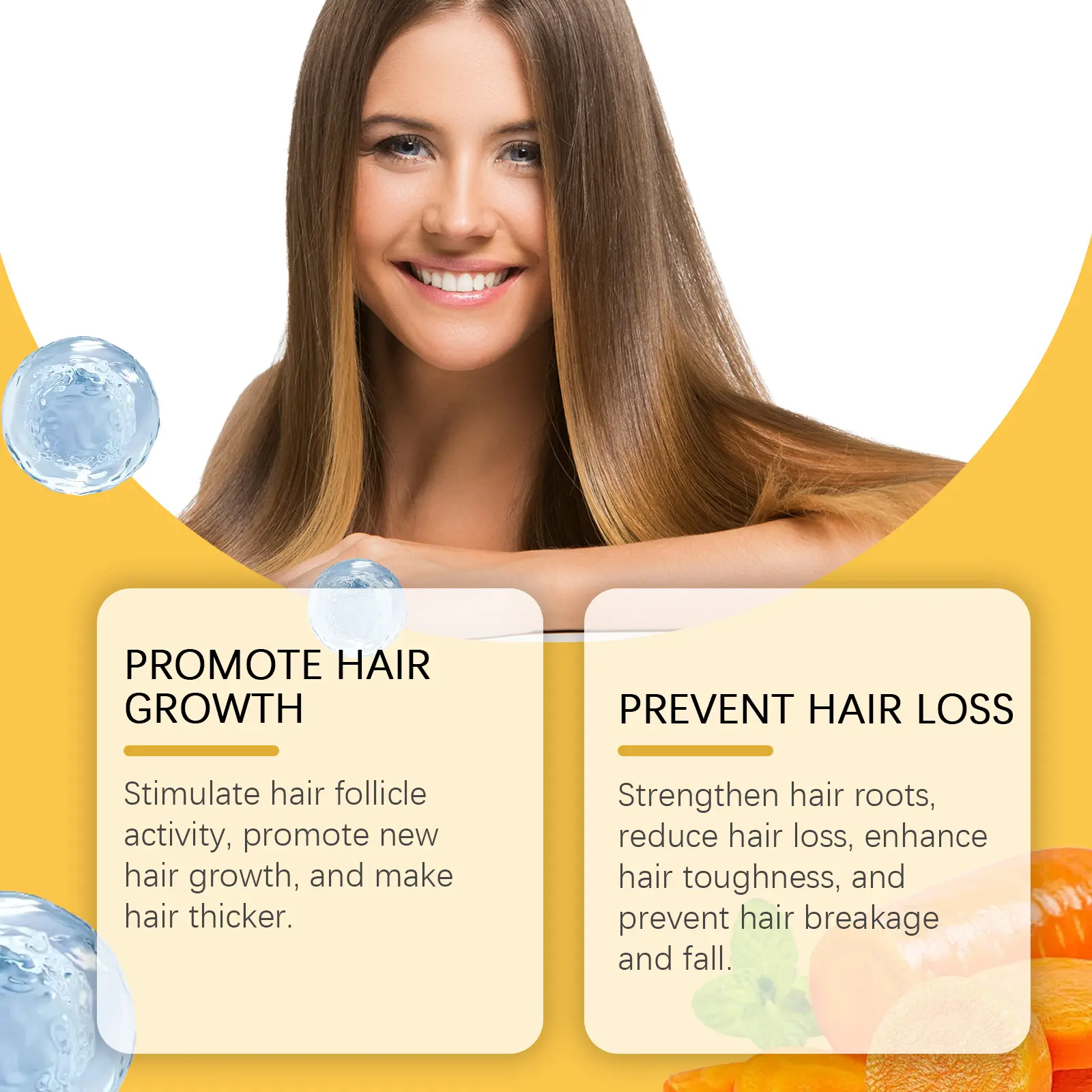 Hair Serum for Strength and Shine - West&Month 8 hair care serum nourish strengthen shine soften West Month 586 8727