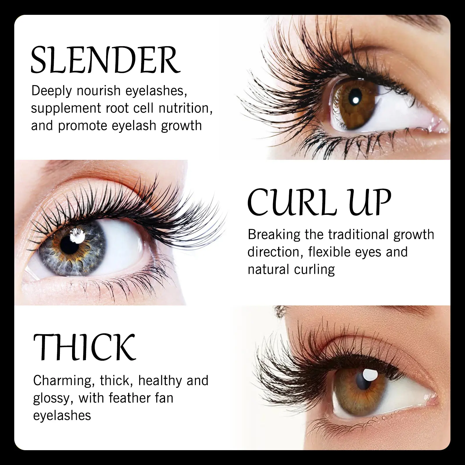 Eyelash Serum for Lash Conditioning - Hair Dense - West&Month 4 hair dense eyelash serum long curl thick West Month 223 3905