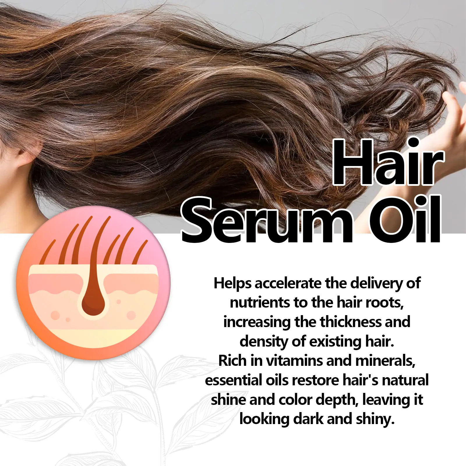 Hair Dense Essential Oil for Stronger, Fuller Hair | West&Month 6 hair dense oil strengthen prevent loss smooth West Month 147 2952