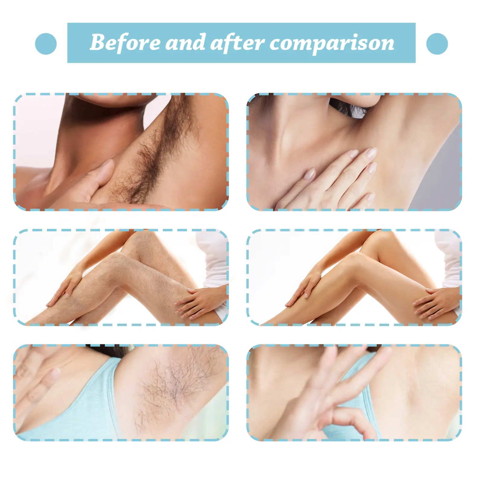 Hair Removal Spray for Underarm & Body Mild Formula West&Month 8 hair removal spray underarm full body mild West Month 033 1530