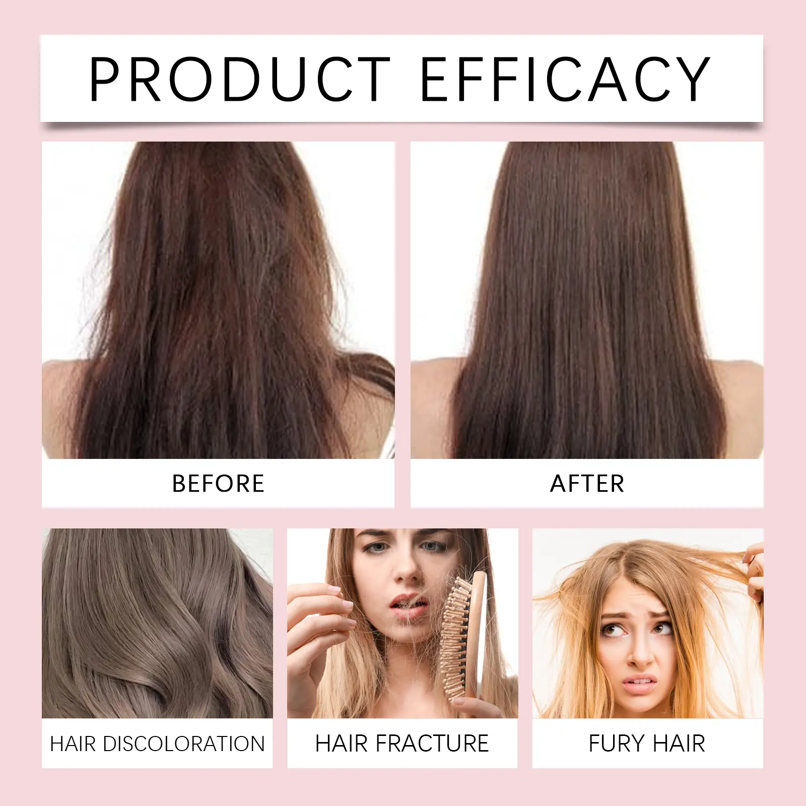 Dry Frizzy Hair Mask - 60s Smoothing & Moisturizing Treatment - West&Month 12 hair treatment mask repair dry frizz moisturize West Month 646 9361