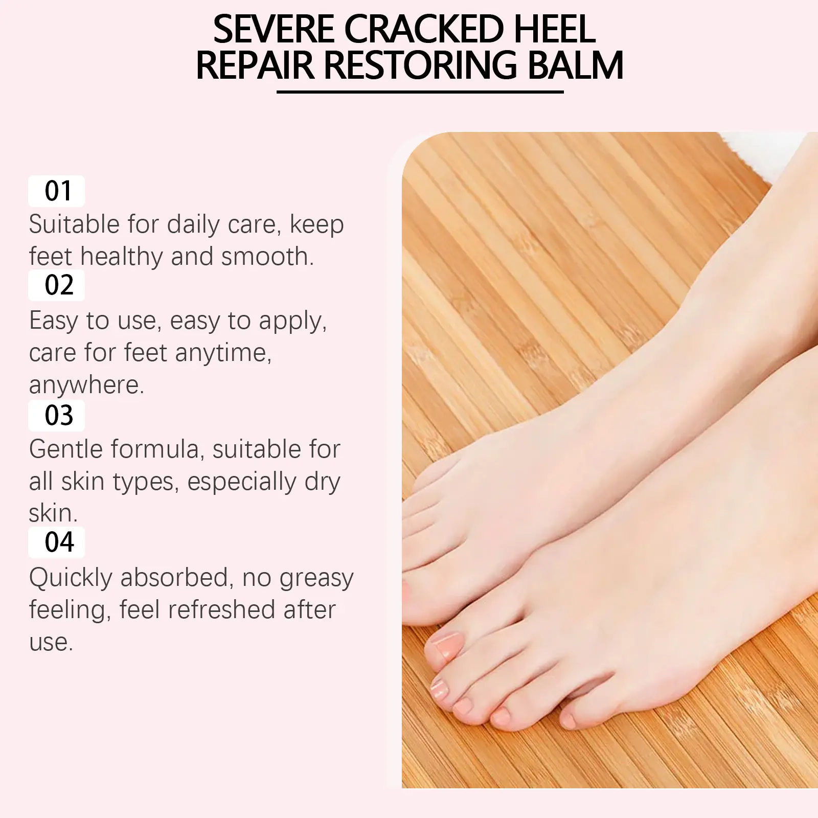 Heel Repair Stick for Soft Smooth Feet - West&Month 8 heel repair stick foot moisturize soft smooth West Month 538 8216