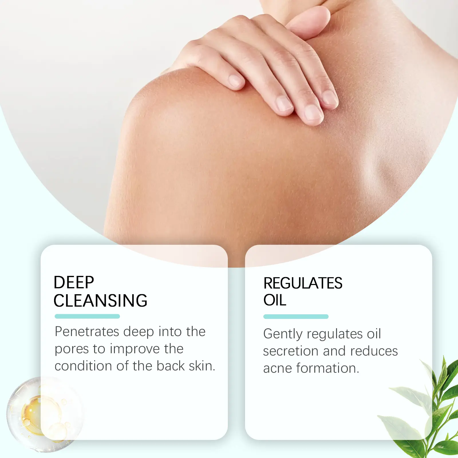 Herbal Back Care Spray Hydrating Moisturizer for Smooth Skin - West&Month 9 herbal back spray gentle hydrating smooth West Month 125 2673