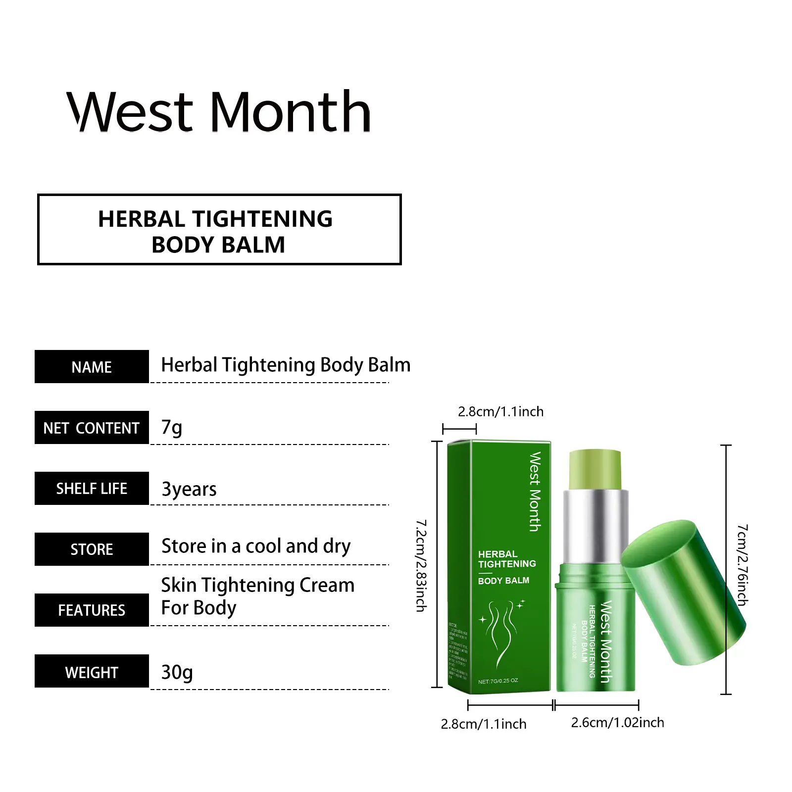 Herbal Body Lotion Bar for Dry Skin Repair - West&Month 1 herbal body bar moisturize nourish repair dry West Month 618 9042