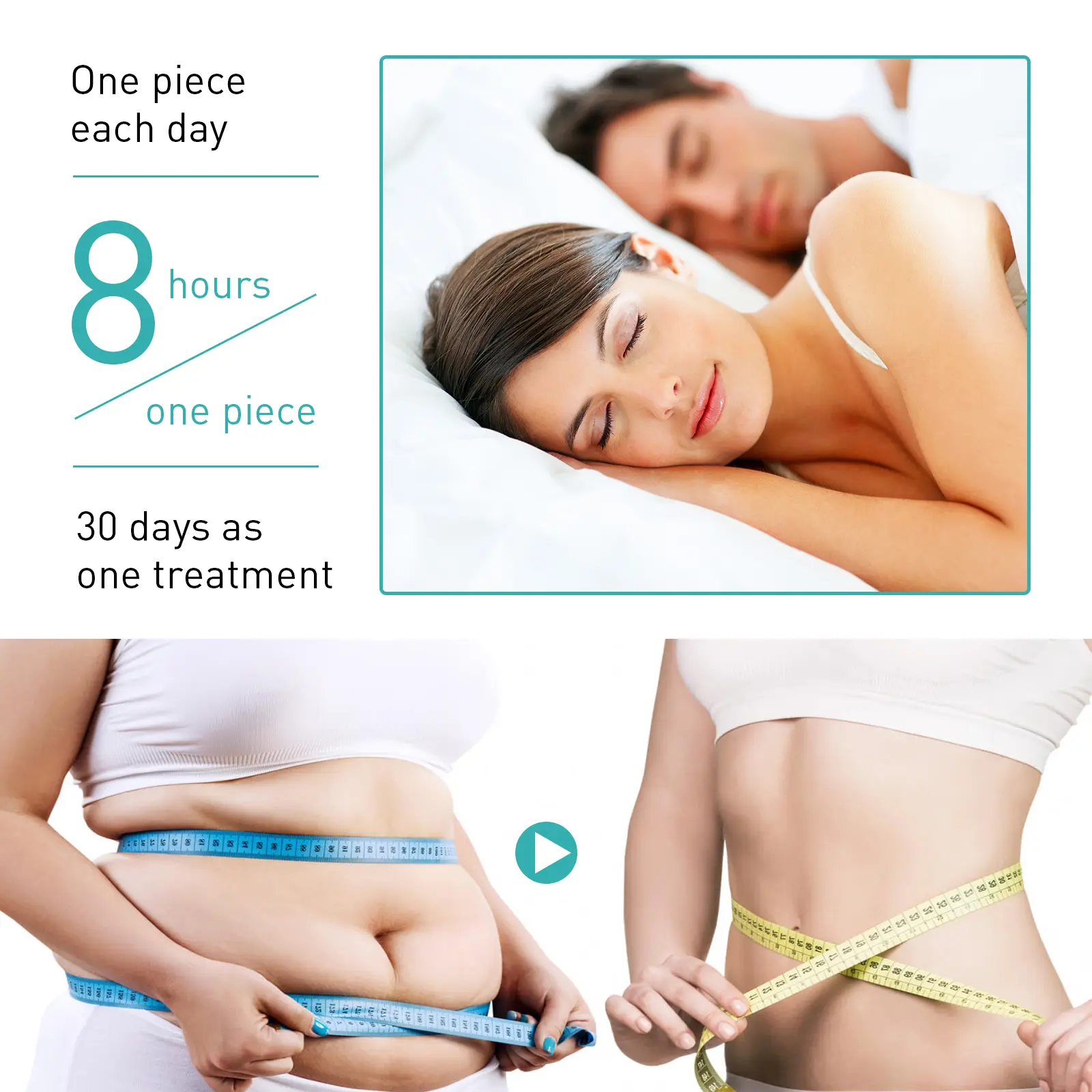 Herbal Belly Button Patch for Soft & Smooth Skin - West&Month 6 herbal slimming patch belly magnetic lazy West Month 620 9067