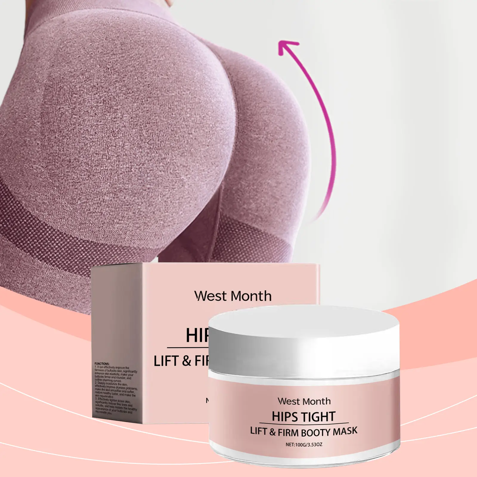 West&Month Firming Cream Review: My Honest Experience 2 Close-up of the West&Month cream texture on skin