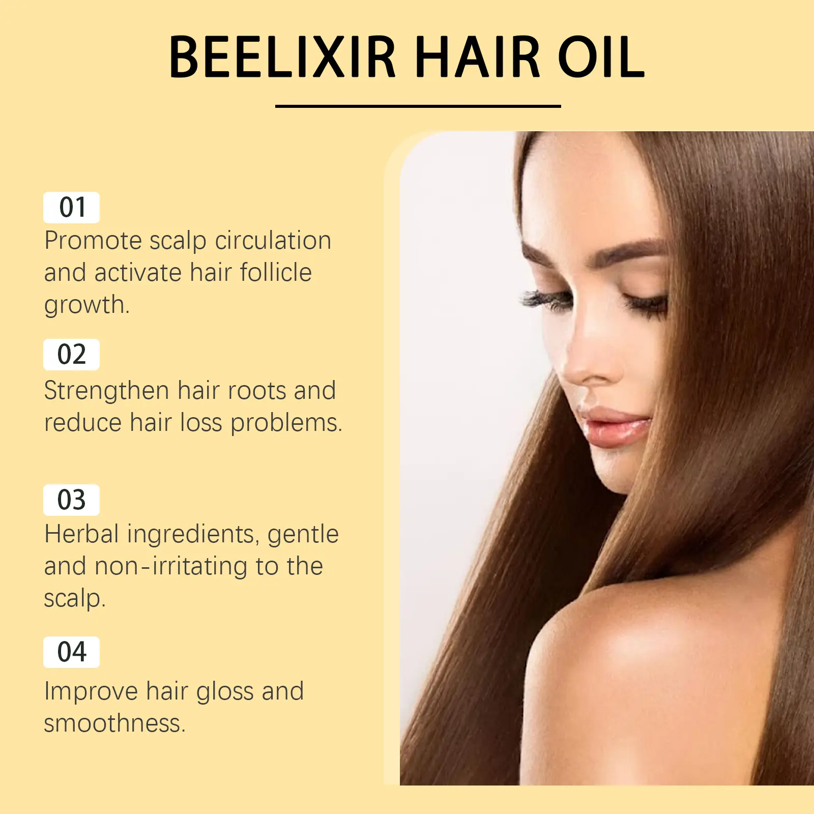 Honey Rosemary Hair Oil for Dry Hair Moisture - West&Month 5 honey hair oil repair dry ends moisture West Month 162 3144