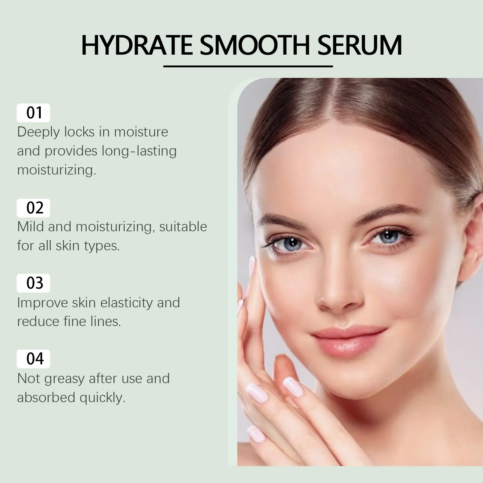 Hyaluronic Acid Serum for Hydrating & Firming - West&Month 5 hyaluronic acid serum facial hydrate brighten firm West Month 589 8746
