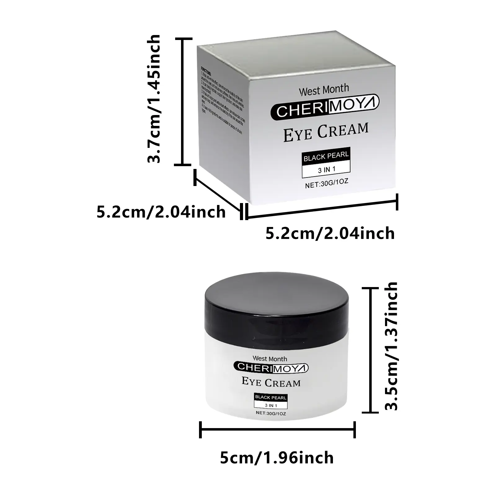 Hydrating Eye Cream with Collagen for Moisturizing Care West&Month 1 hydrating eye cream collagen moisturize eye skin West Month 530 8091