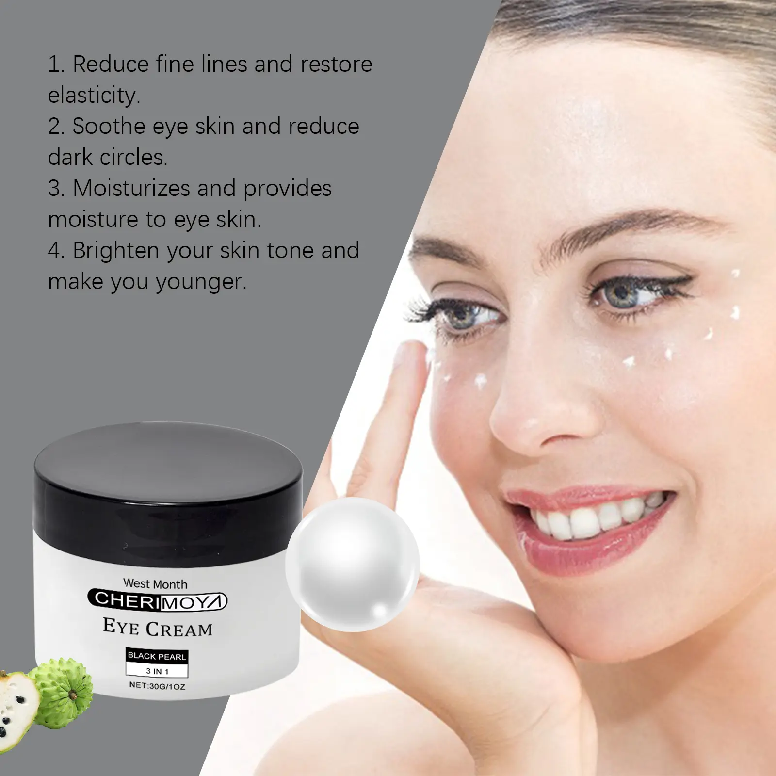 Hydrating Eye Cream with Collagen for Moisturizing Care West&Month 8 hydrating eye cream collagen moisturize eye skin West Month 530 8098