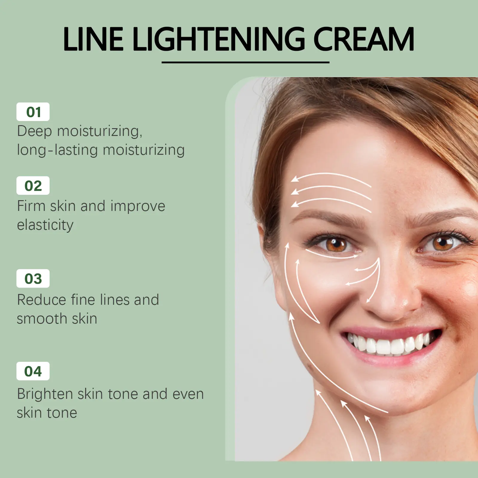Hydrating Firming Face Cream for Wrinkles & Brightening - West&Month 7 hydrating firming face cream repair brighten West Month 200 3611