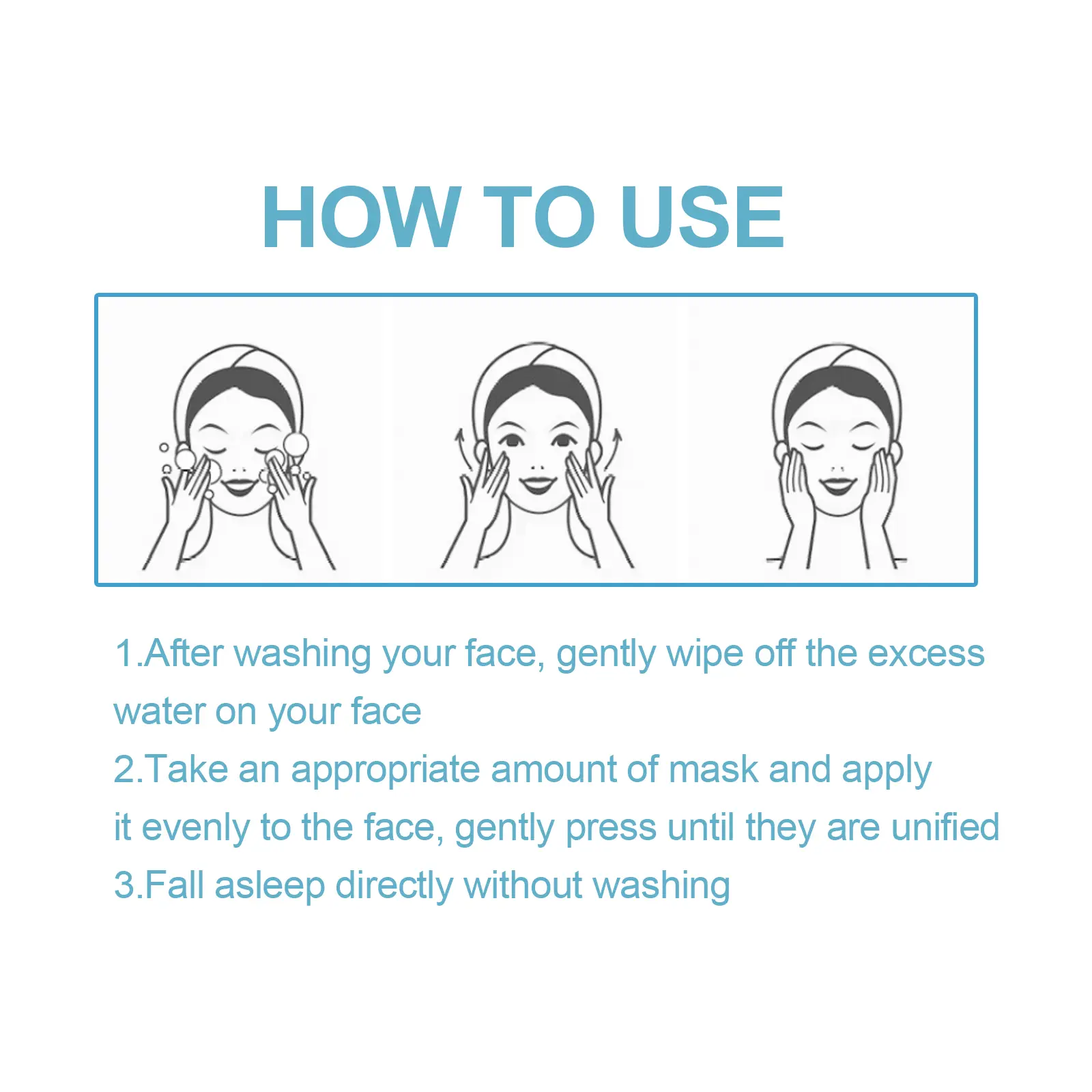 Hydrating Sleep Mask - Overnight Moisturizing Treatment - West&Month 4 hydrating sleep mask clean pores lighten lines West Month 321 5146
