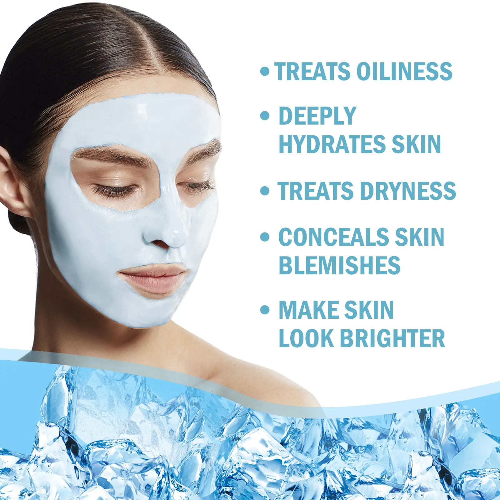 Hydrating Sleep Mask - Overnight Moisturizing Treatment - West&Month 5 hydrating sleep mask clean pores lighten lines West Month 321 5147