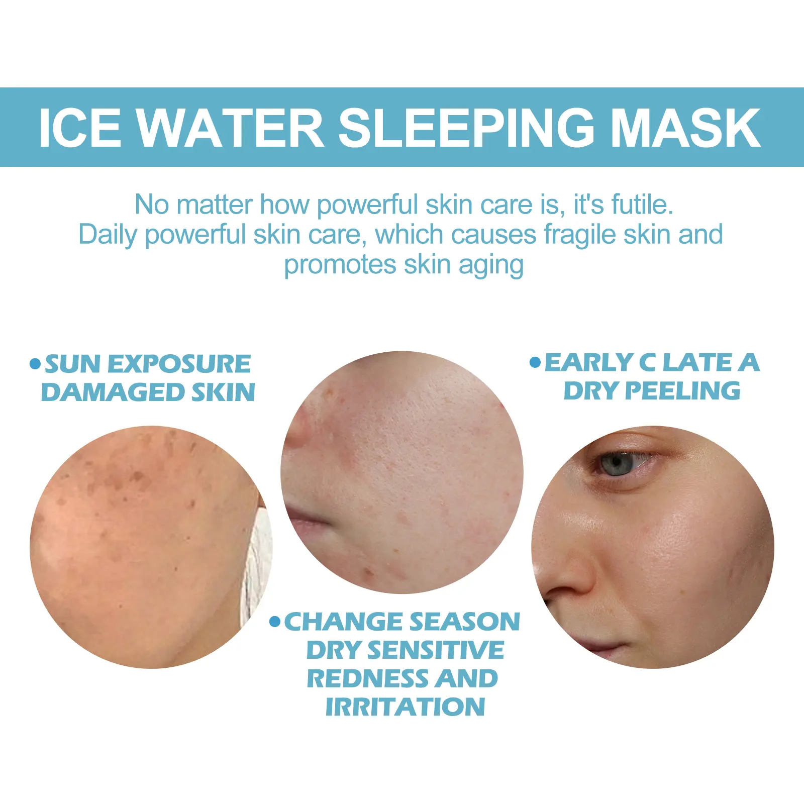 Hydrating Sleep Mask - Overnight Moisturizing Treatment - West&Month 7 hydrating sleep mask clean pores lighten lines West Month 321 5149
