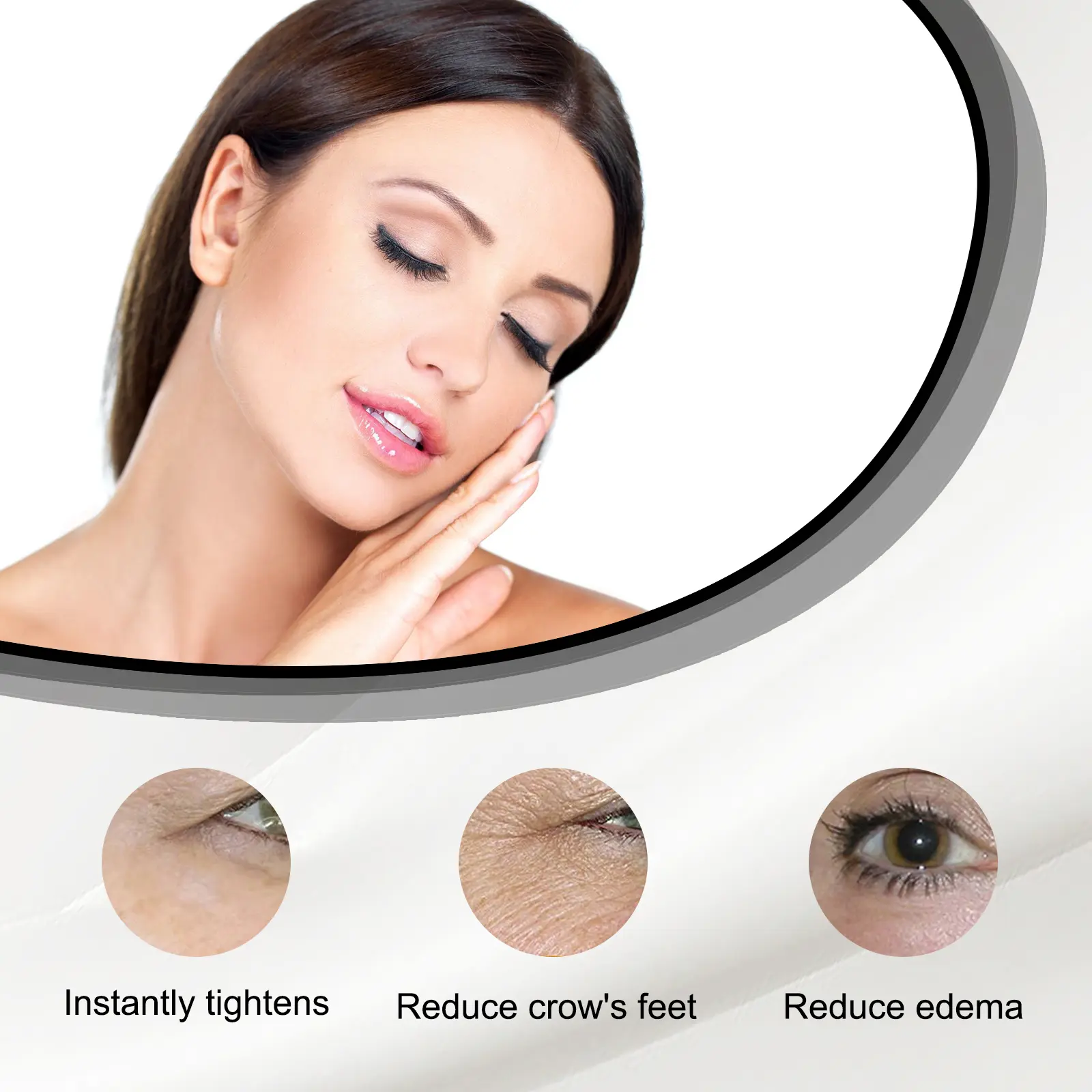 Eye Cream for Dark Circles, Puffiness & Wrinkles - West&Month 6 instant eye tightener moisture nourish repair dark West Month 410 6389