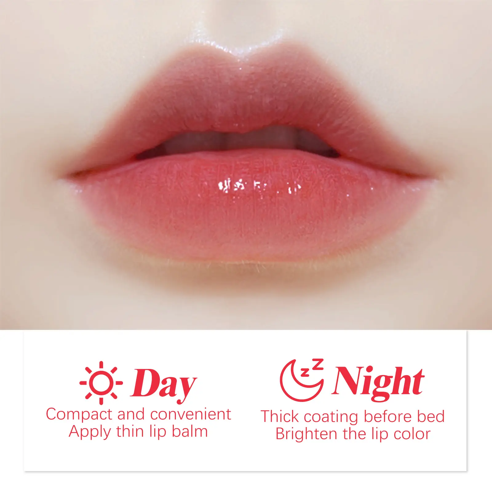 Hydrating Jelly Lip Mask for Night Repair - West&Month 8 jelly lip mask moisturize reduce lip lines West Month 004 11377