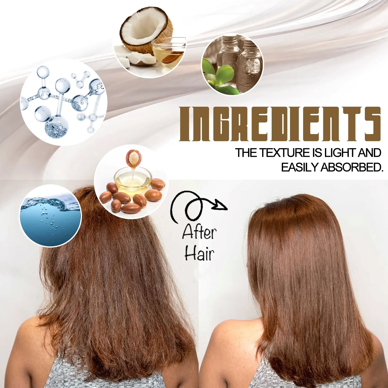 Keratin Hair Mask for Damaged Hair Repair & Hydration West&Month 3 keratin hair mask nourish repair moisturize West Month 434 6716