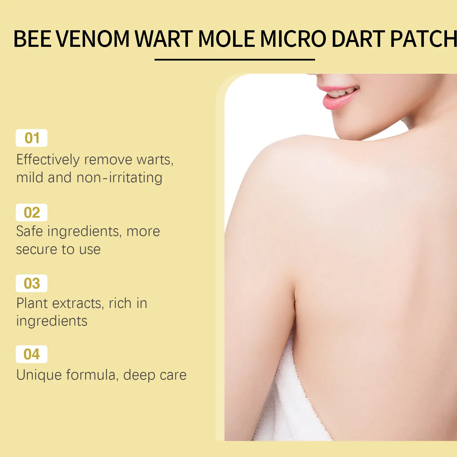 West&Month Keyo Patch for Skin Tag and Wart Removal - Portable Skincare 5 keyo patch gently clean smooth portable West Month 475 7290