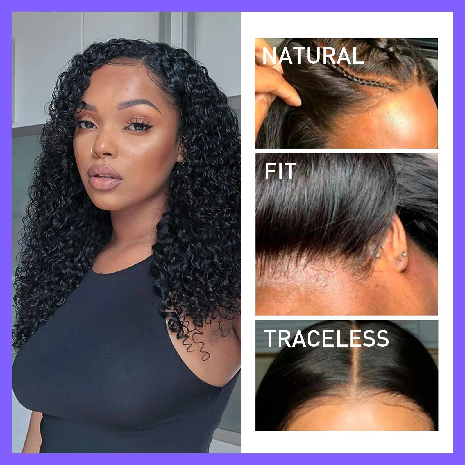Lace Wig Hair Spray for Seamless Hairline Integration - West&Month 6 lace wig spray hairline seamless integrate West Month 311 5031