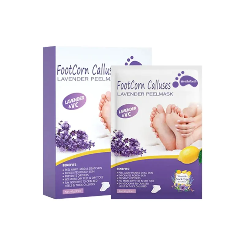 lavender-peel-mask-moisturize-foot-clean-keratin-West-Month-288-4731 lavender peel mask moisturize foot clean keratin West Month 288 4731