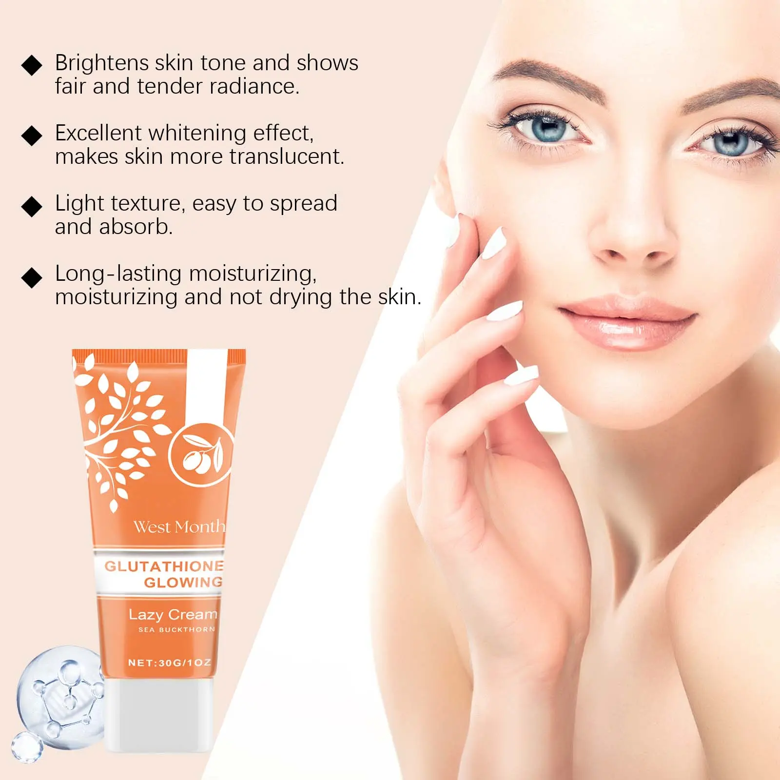 Natural Moisturizing Concealer Face Cream for Radiant Skin - West&Month 8 light natural concealer moisturize refresh lazy West Month 450 6935