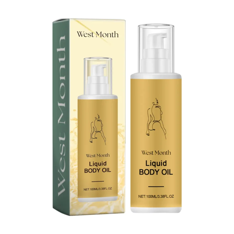 liquid body oil moisturize firm relieve dry peeling West Month 431 6666