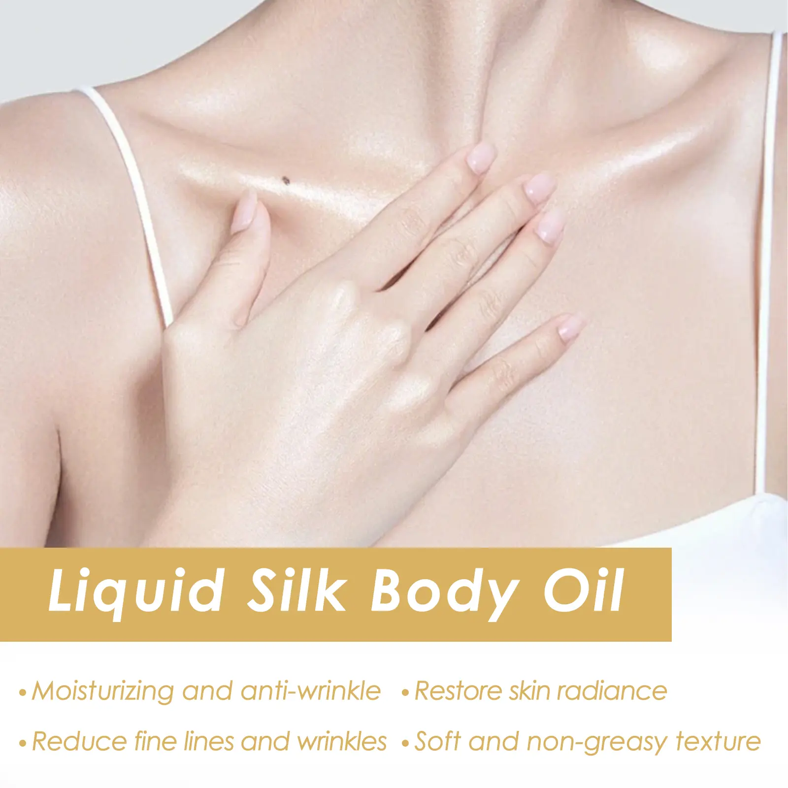 Body Oil for Dry Skin & Firming Moisturizer - West&Month 6 liquid body oil moisturize firm relieve dry peeling West Month 431 6677