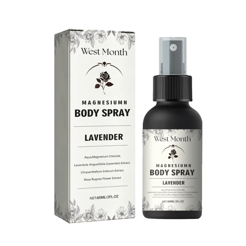 magnesium body spray relieve tension fatigue West Month 210 3730