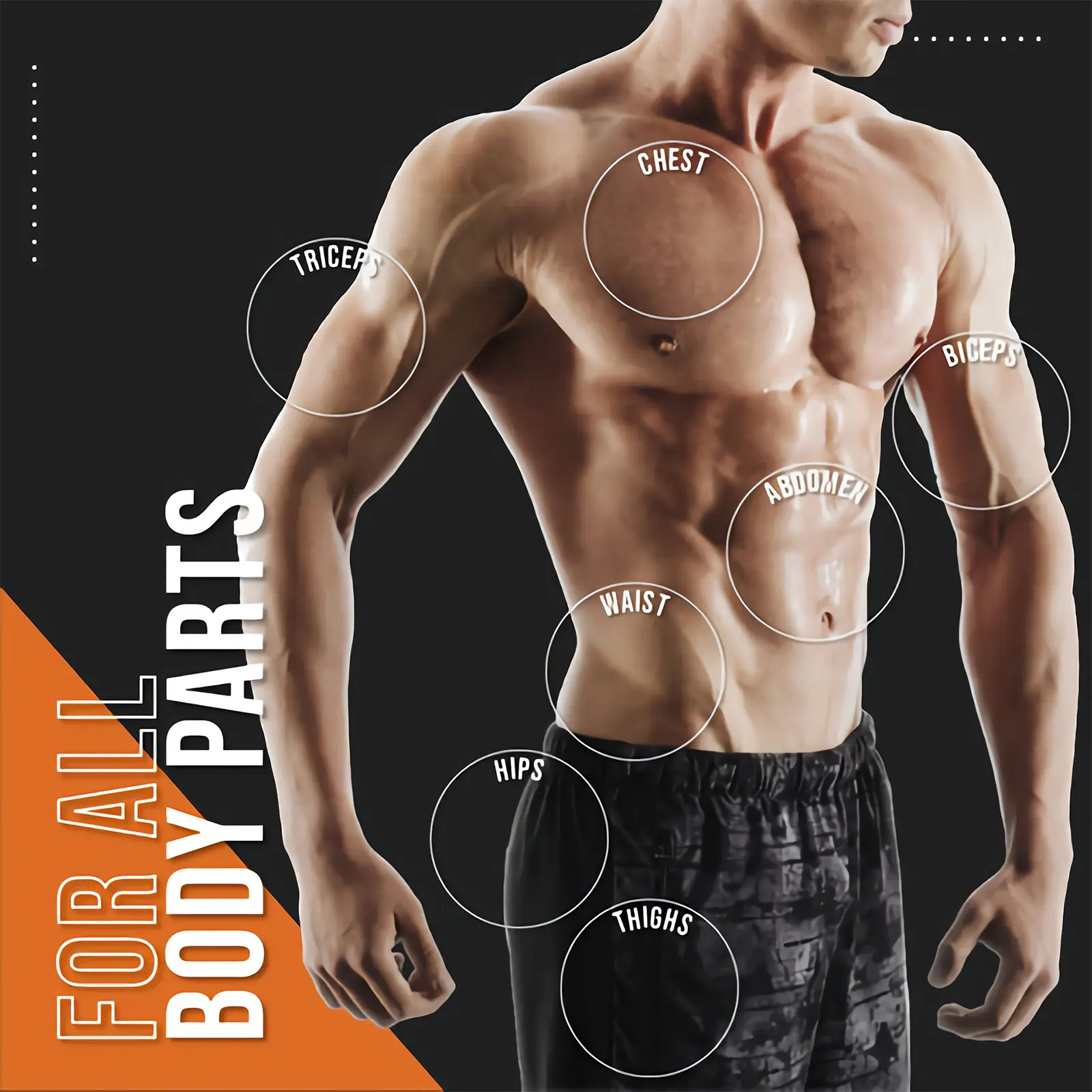 Abdominal Firming Cream for Men's Fitness and Toning - West&Month 2 men's abdominal cream build muscle tighten fitness West Month 639 9263