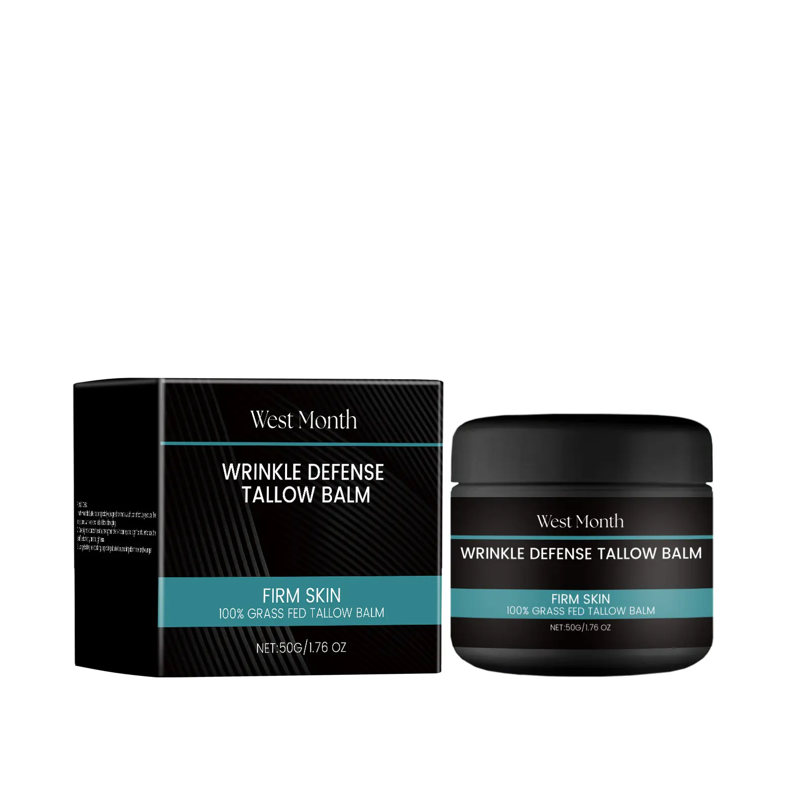 West&Month Men's Facial Butter Review: My Unexpected Favorite 1 West&Month Men's Facial Butter jar on a bathroom counter