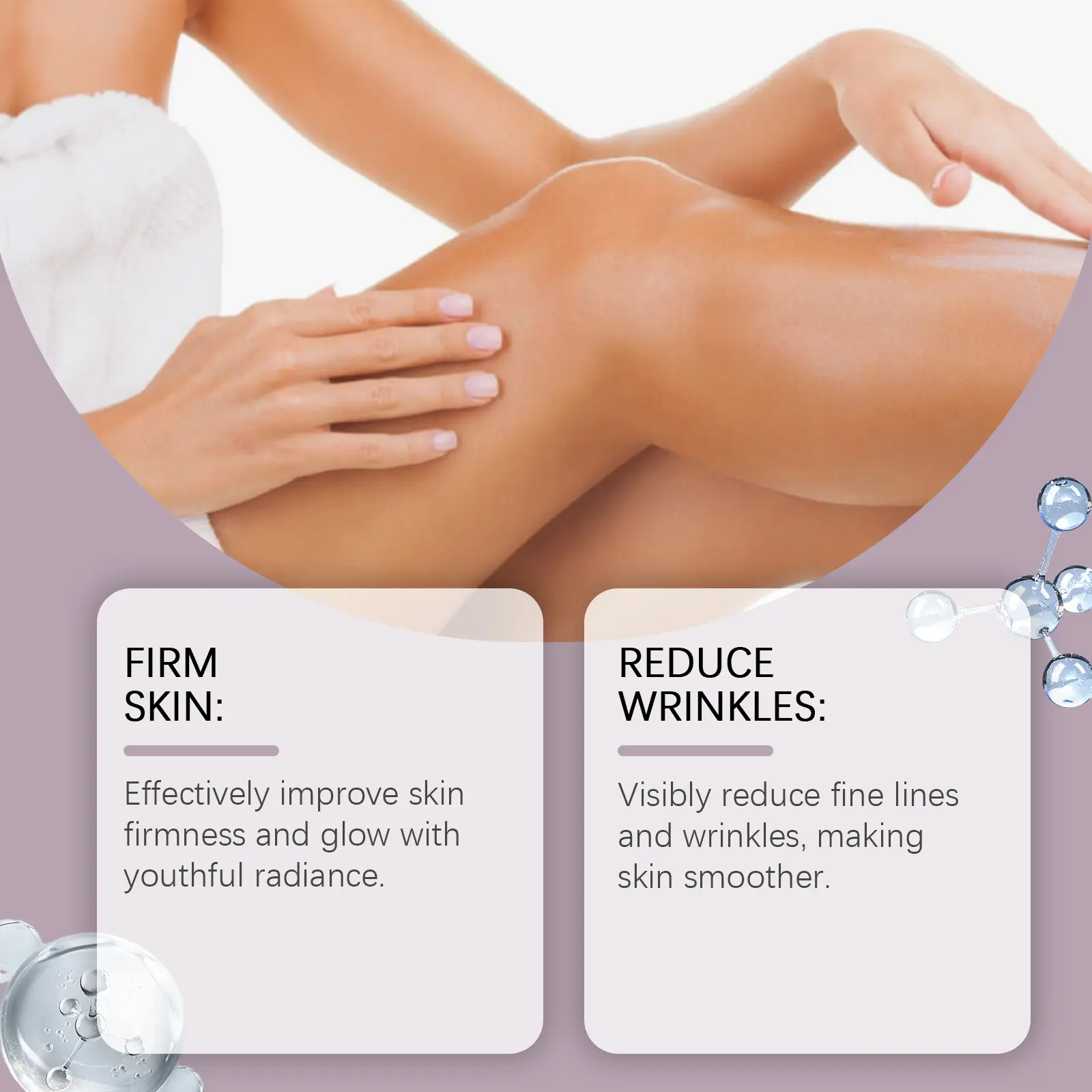 Moisturizing Body Cream for Firming & Smoothing with Vitamin E - West&Month 6 moisturizing body cream gently firm lift smooth West Month 524 8006