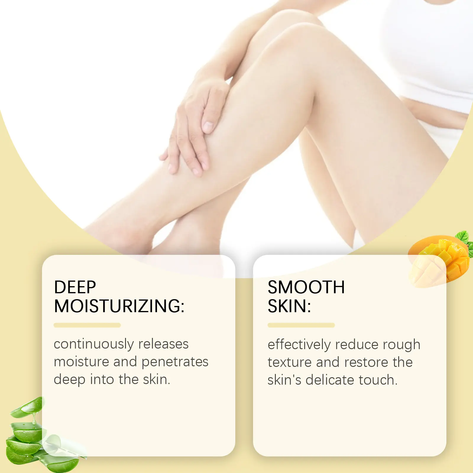 Moisturizing Body Cream for Rough Dull Skin with Shea Butter - West&Month 9 moisturizing body cream restore rough dull skin West Month 145 2923