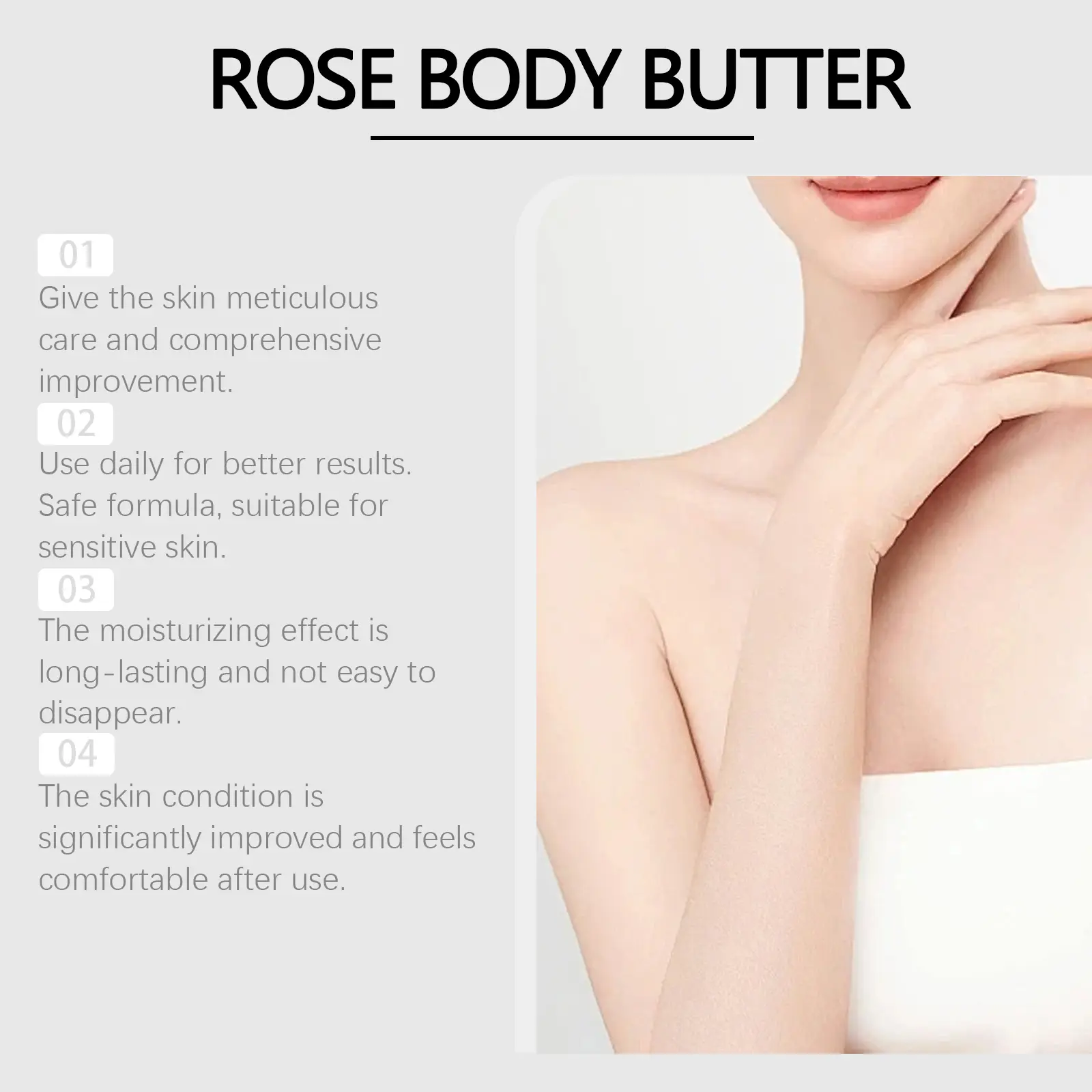Moisturizing Body Cream for Rough & Dull Skin - West&Month 9 moisturizing body cream restore rough dull skin West Month 265 4436